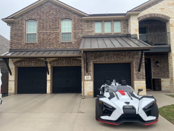 Before and after - New Garage Doors before and after garage door repair