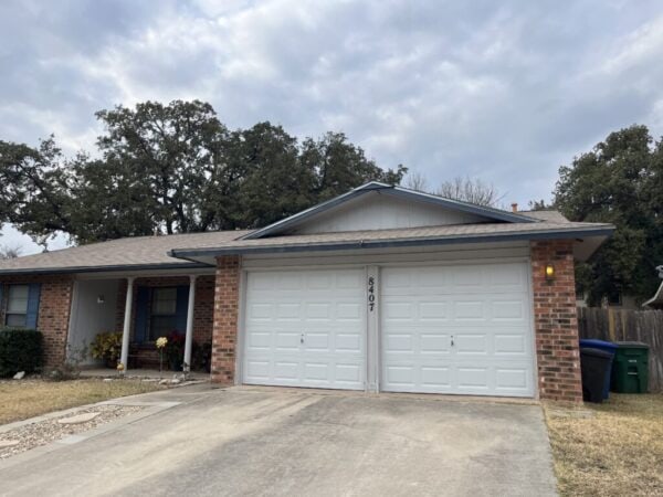 before and after garage door repair