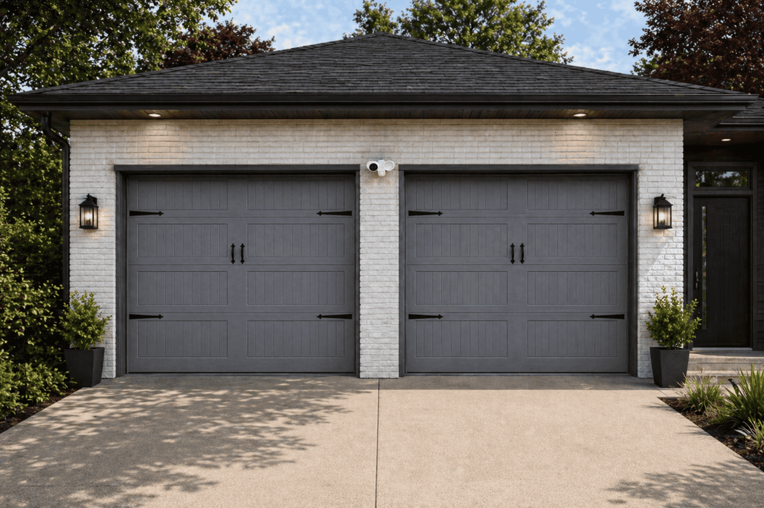 Long Panel Stamped Carriage Design - Gray Long Panel Stamped Carriage Design – Gray