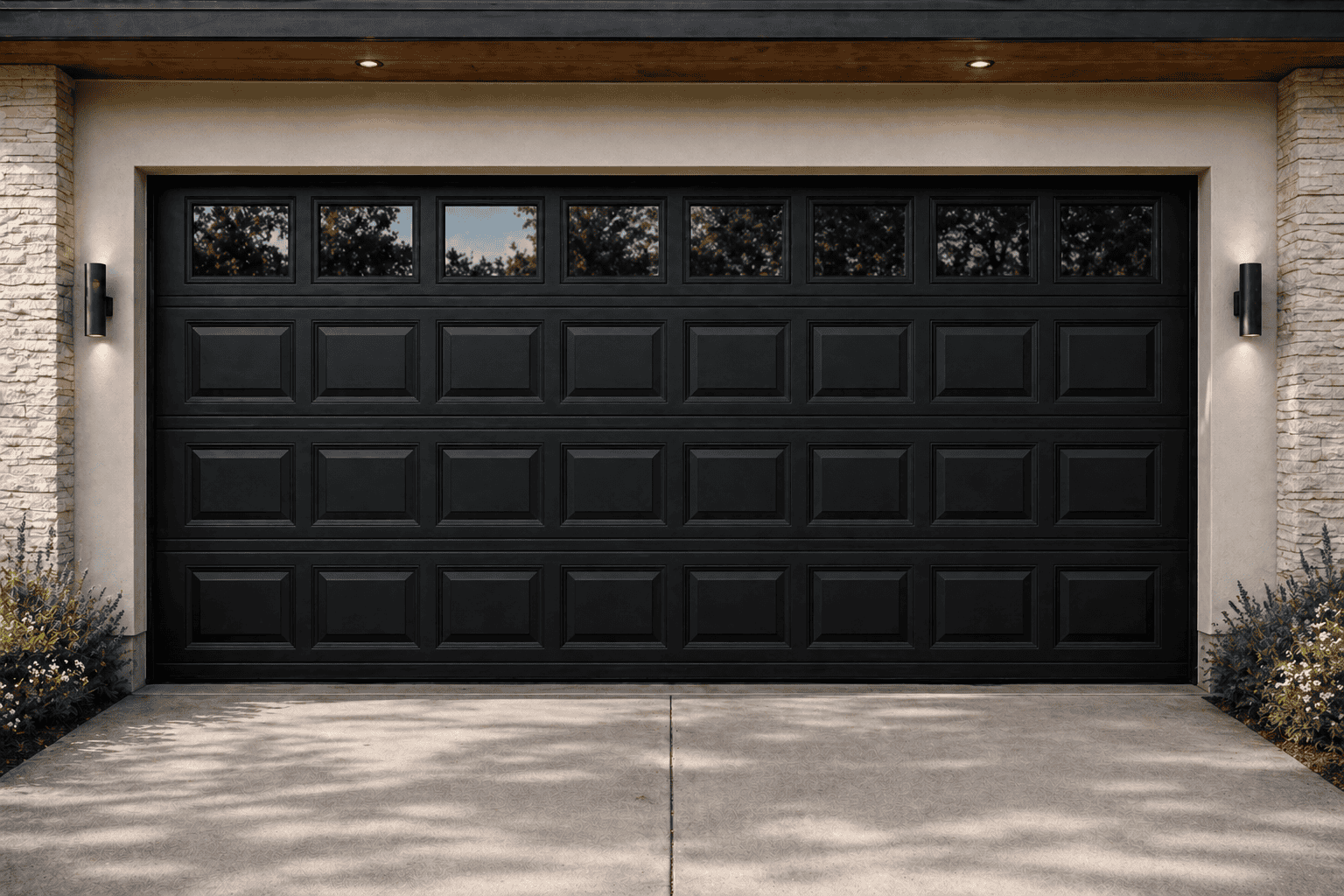 Short Panel Design - Black - With Windows Short Panel Design – Black – With Windows