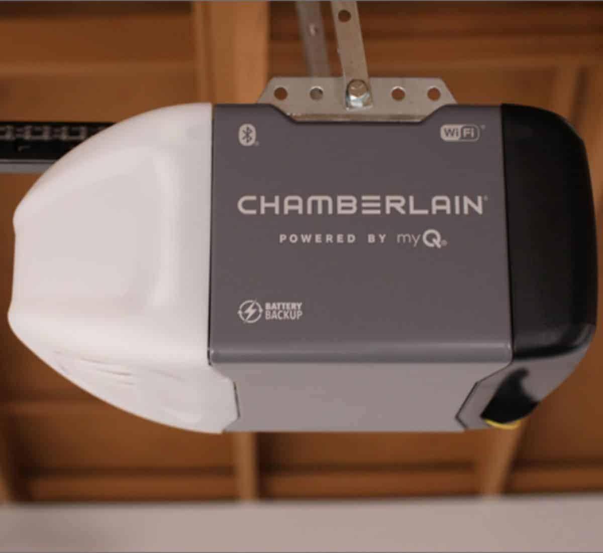 chamberlain garage door installed
